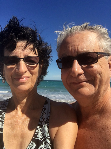 Curtis and Jane, South Beach Boca, photo by Jane Sherry