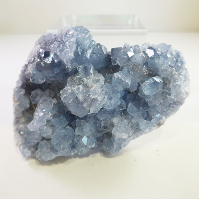 Sparkling Druzy Celestite Cluster Sparkling Druzy Celestite Cluster